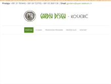 Tablet Screenshot of gardendesign.rs