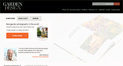 Desktop Screenshot of gardendesign.com